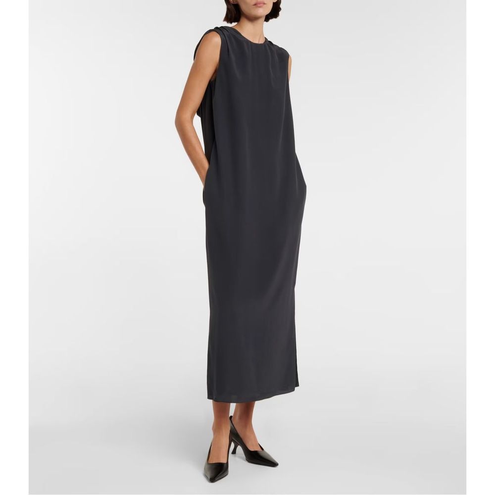 THE ROW Larisa silk midi dress
